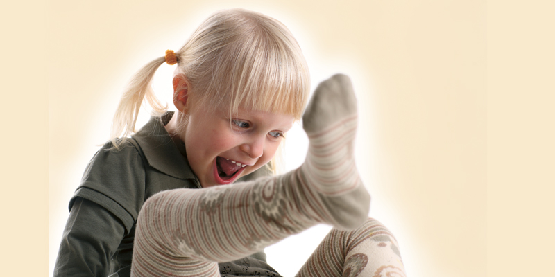 Bewegungsspiel mit den Füßen