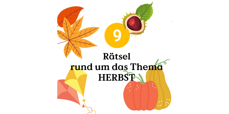 Illustration Herbsträtsel