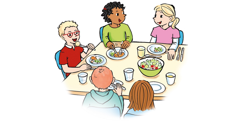 Tischsprüche zum Mittagessen