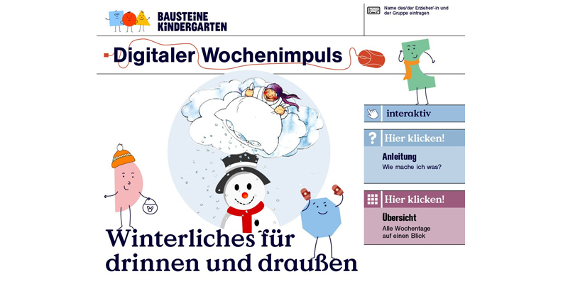 Digitaler Wochenimpuls Winter