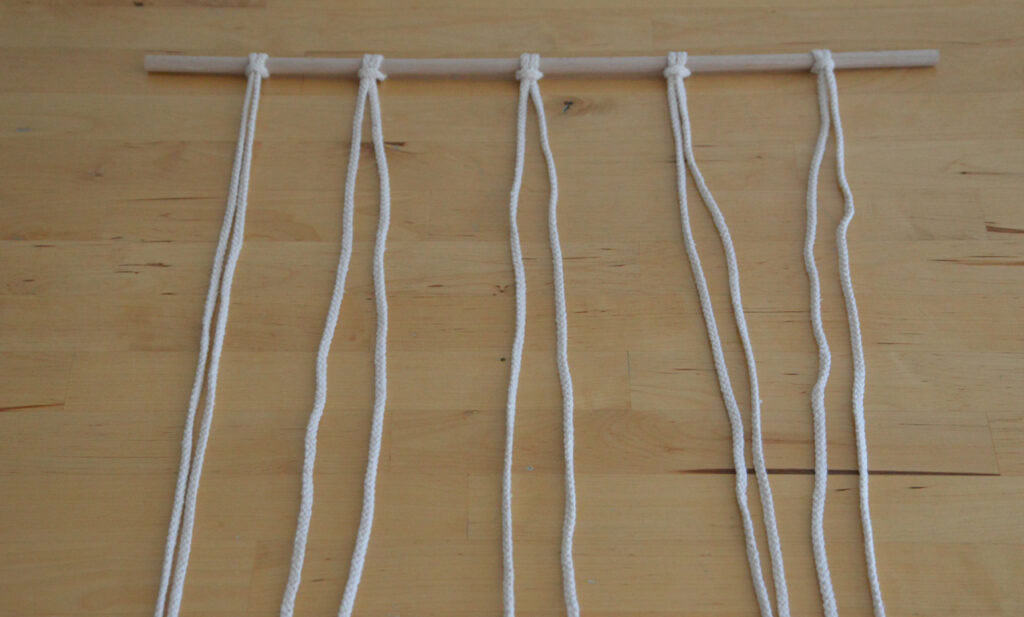 Fischernetz knüpfen