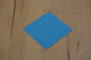 Faltanleitung Schmetterling Schritt 1