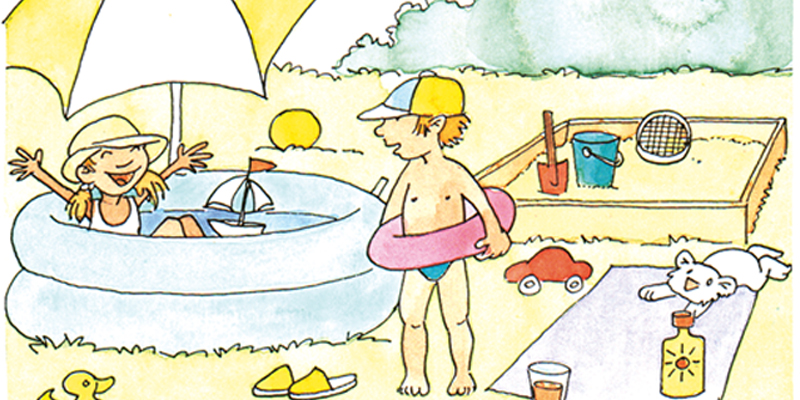 Basteln mit Kindern im Sommer