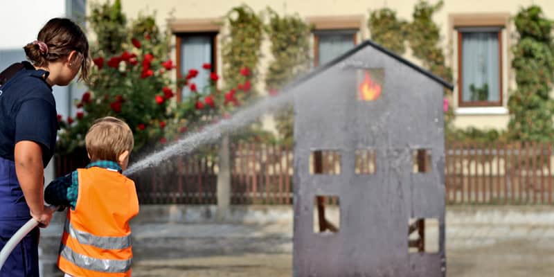 Das Ende der Kindergartenzeit, Ausflug zur Feuerwehr