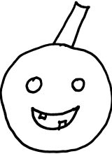 Kürbisgesicht fertig