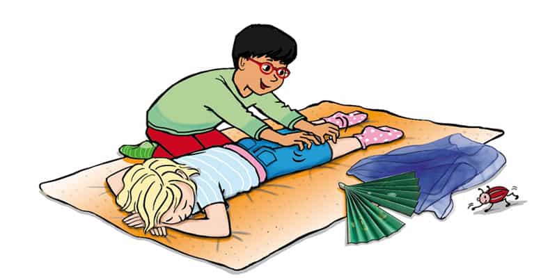 Fühlgeschichte: Mitten auf der Wiese