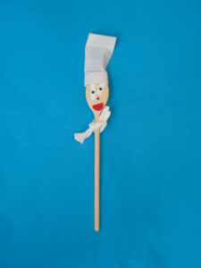 Kochlöffel-Handpuppe