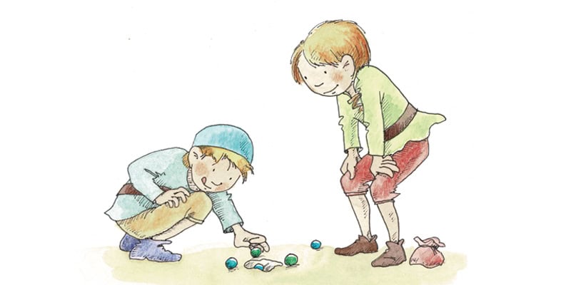 Murmelspiele im Kindergarten