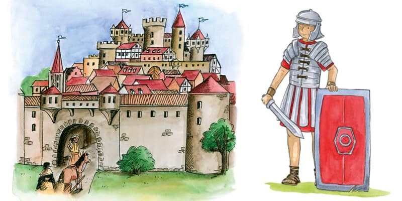 Ritter und Burgen im Kindergarten