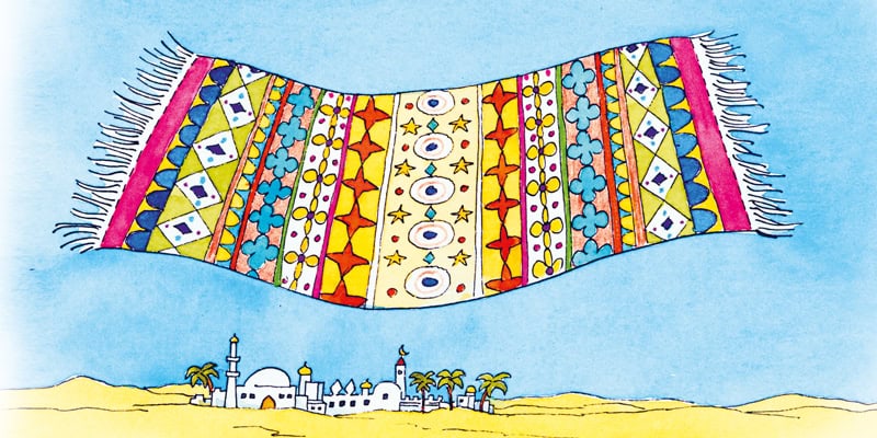 Traumreise: Der fliegende Teppich