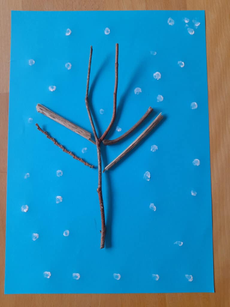 Winterbaum aus Stöcken